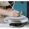 LamChyar Pottery Wheel for Adults, 7.87''/4.72'' Double-Sided Mini Pottery Wheel,