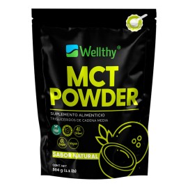 🥥⚡ Wellthy MCT Oil Powder 504g | Energía, Keto & Rendimiento Mental 💡🔥