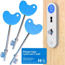 Radar Key for Disabled Toilets UK Easy Turn Pack of 3