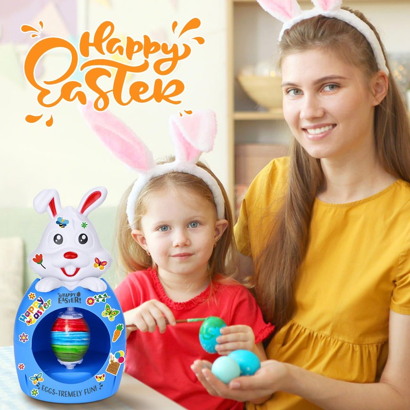 Joyesplay Easter Egg Decoration Set, Easter Eggs for Painting with