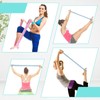 Abeillo Stretching Strap with Loops, Elastic Yoga Straps for Stretching
