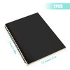 2 Pack Sketch Notebook, 280 Sides/140 Pages A4 Coil Sketchbook,