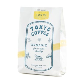 TOKYO COFFEE Organic Blend, Medium Roast Whole Bean Coffee from Japan - 12oz Bag - Sweet and Smooth Signature Blend made with 100% Arabica Beans