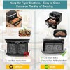 Szyeequoo Silicone Air Fryer Liner Set - Reusable and Nonstick