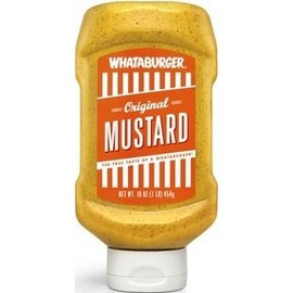 Whataburger Condiments (Pack of 3) (Original Yellow Mustard 16oz)