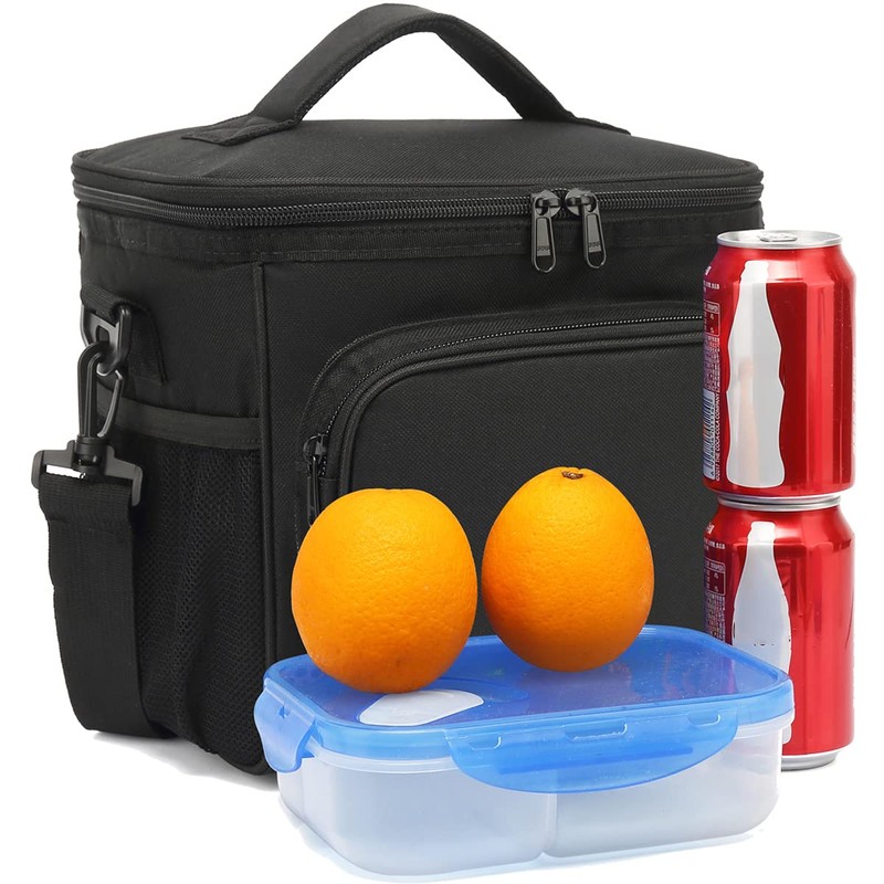 FlowFly Insulated Lunch Bag Adult Lunch Box Large Cooler Tote