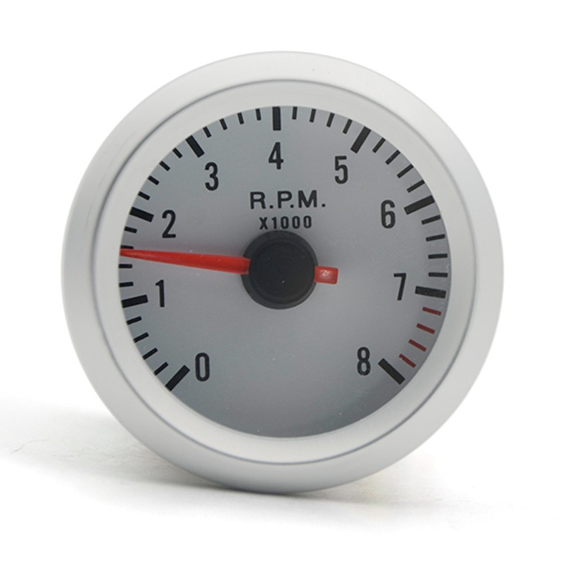 2 Inch 52mm LED Tachometer Gauge Car Digital Meter 0-8000RPM