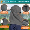 SUN CUBE Fishing Sun Hat with Neck Flap for Men