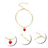 COLLBATH Elegant and Eye-catching Heart Design Anklet Women's Fashion Jewelry