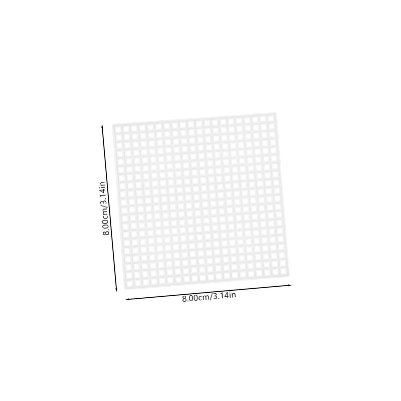 DOITOOL 10pcs Plastic Mesh Sheets for DIY Crafting Embroidery Crochet