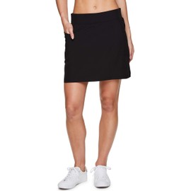 RBX Active - Falda deportiva deportiva para mujer, para golf, tenis, uso diario, informal, con pantalones cortos de bicicleta, S20 Negro, X-Small