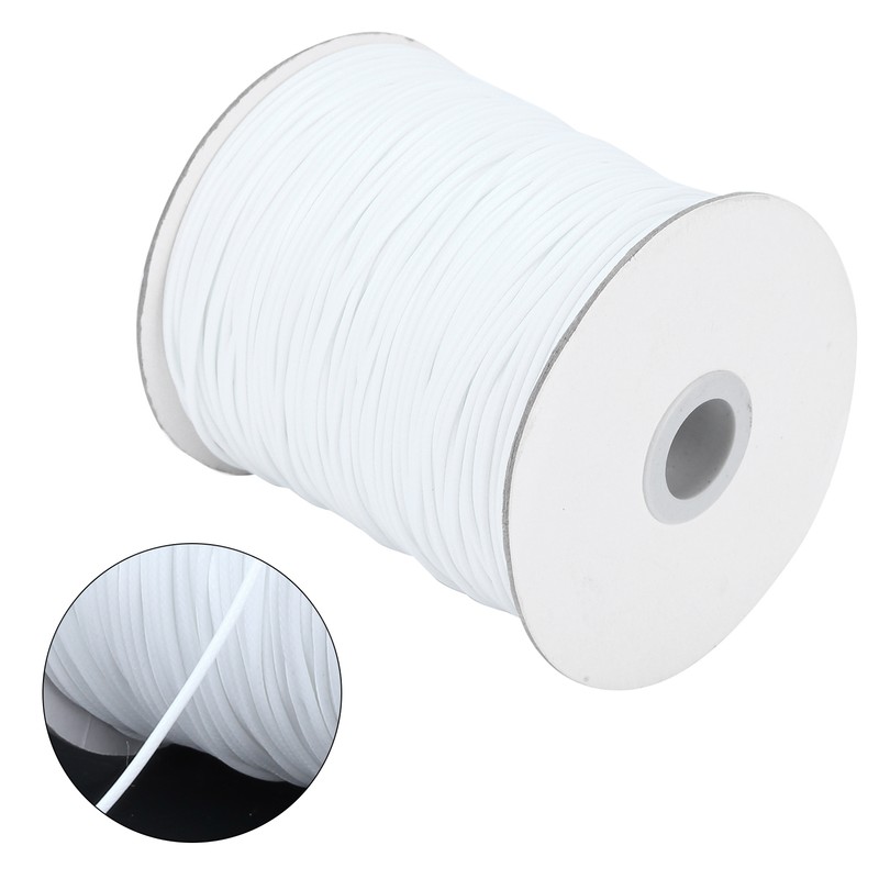 Wax Cord Round Environmental Protection for Leather Sewing HandKnitting Necklace(White