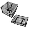 Bear Paw Pattern Pet Carrier Cage Washable Pet Car Travel