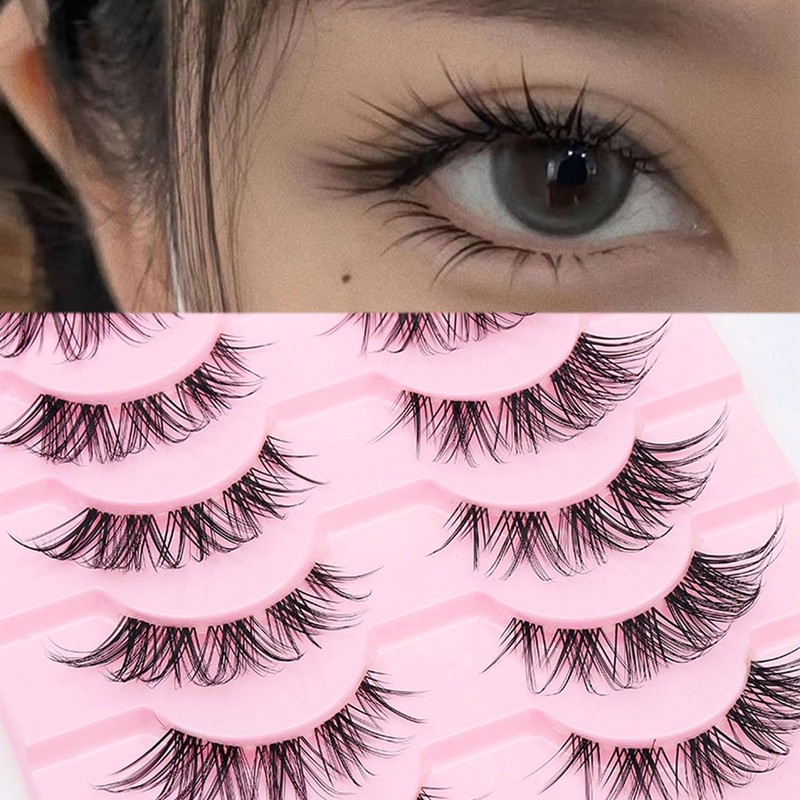 10 Paar Half Lashes Cat Eye,Wimpern Extensions Künstliche Wimpern Cluster