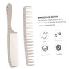 SAFIGLE 2Pcs Haircut Combs Dual Teeth Hairdressing Combs for Styling