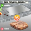 FIVOSE Titanium Cutting Board for Kitchen, Large 100% Pure Cutting