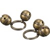 2 Strings in 4 Pieces Dog Cat Bells for Collar