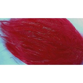 Pretty-Plumes Red Star Dust Feather Pad - Sparkle Glitz Hat Headband Purse Sew or Glue on