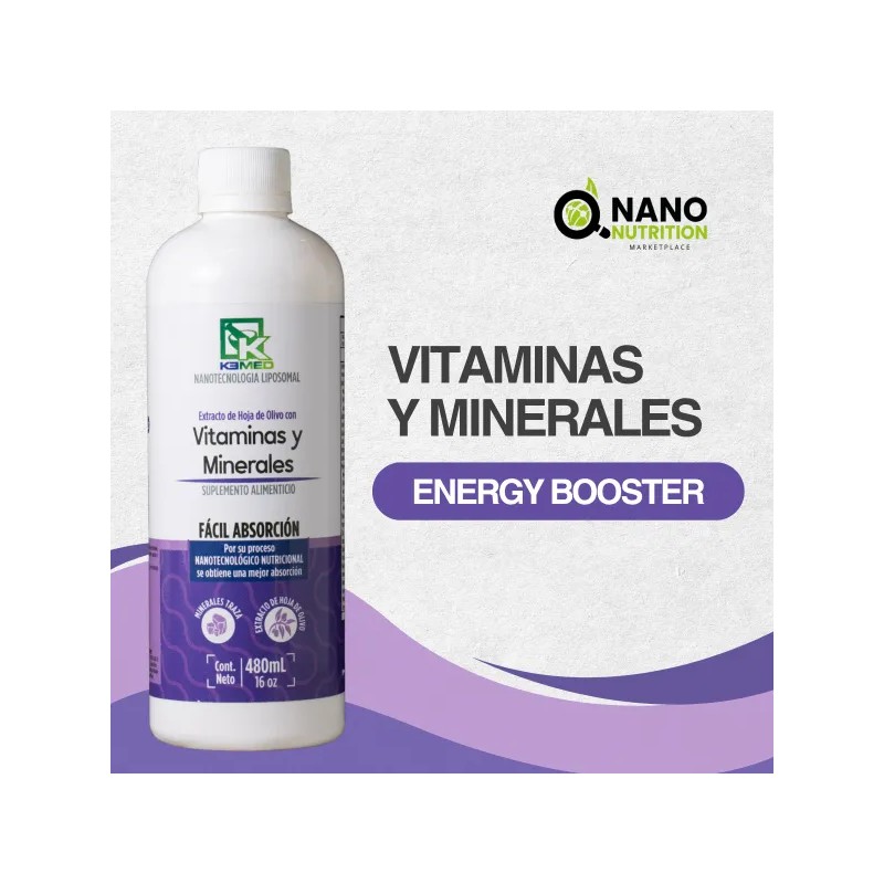 Suplemento Alimenticio Vitaminas Minerales Nano Nutricion Naranja Y Nuez