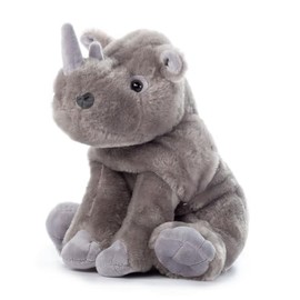 The Petting Zoo Rhino Stuffed Animal, Gifts for Kids, Wild Onez Zoo Animals, Southern Rhino Plush Toy 12 inches