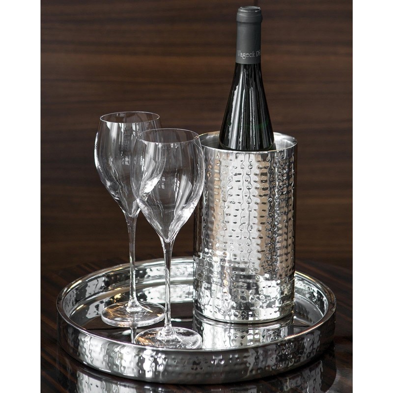 Fink 105002 Kalas Stainless Steel Champagne/Wine Cooler, Silver, 19 x