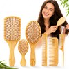 6 Piezas Cepillo para Cabello, Antiestático，Peine para Cabello Antiobstrucción, se