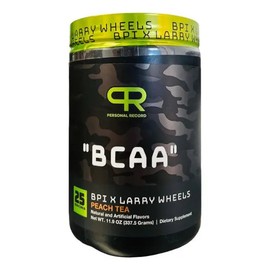 Bpisports X Larrywheels Bcaa Aminoácidos Polvo Peach Tea 337