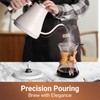 Mecity Electric Kettle Stainless Steel Gooseneck Water Kettle Water Boiler