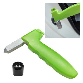 LHDOS Car Handle Assist for Elderly, Car Support Handle for Seniors, Handicap Assist Auto Cane, Portable Car Door Handle for Elderly, Car Window Breaker Handle (Green)
