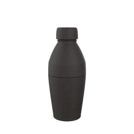 KeepCup Thermal Stainless Steel Water Bottle | Vacuum Insulated Travel Coffee Thermos Cup with Spill Proof Lid | Medium | 18 oz / 532ml | Black