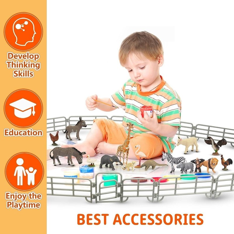 Kids Corral Fence Pasture Panel Gates Horse Farm Pretend Play