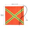 QWORK 18 x 18 Inch Safety Flag with Grommet, Bungee