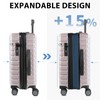 EMPSIGN Hardside Expandable Carry On Luggage Airline Approved, Carry On