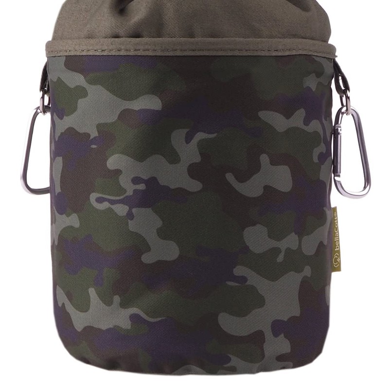 bellaCott Portable Cotton Hanging Peg Bag with 2 Sturdy Carabiner