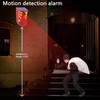 QXMH Solar Outdoor Motion Sensor Alarm: 110db Siren Sound,6 LEDs