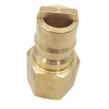 MENSI Propane Brass Quick Connect Fitting Adapter Female Plug x