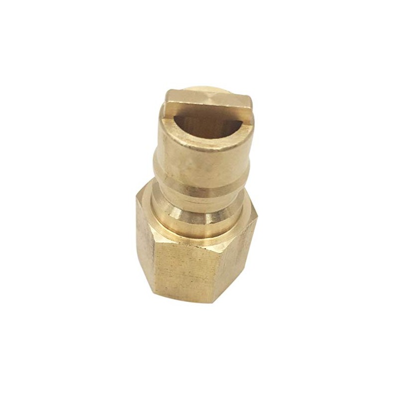 MENSI Propane Brass Quick Connect Fitting Adapter Female Plug x