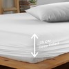 NAFAY LIVING Fitted sheet-Plain Dyed Ultra Soft Microfiber Bedding Sheet