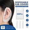 Ear Protector Covers Disposable Shower Ear Cap Plastic Ear Cover
