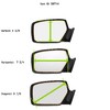 Passenger Side Replacement Heated Mirror Glass No Rear Mount, Compatible