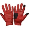 eGlove EQUEST GRIP PRO Leather Touchscreen Horse Riding Gloves (Coral