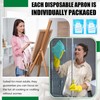 Velmitten 400 Pack Plastic Disposable Aprons Adults 24 x 37