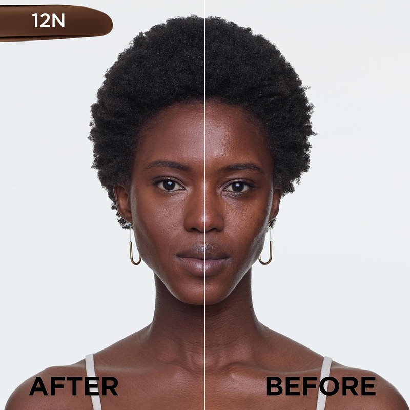 L'Oréal Paris Perfect Match Make-Up 12.N Ebony, Liquid Foundation Blends