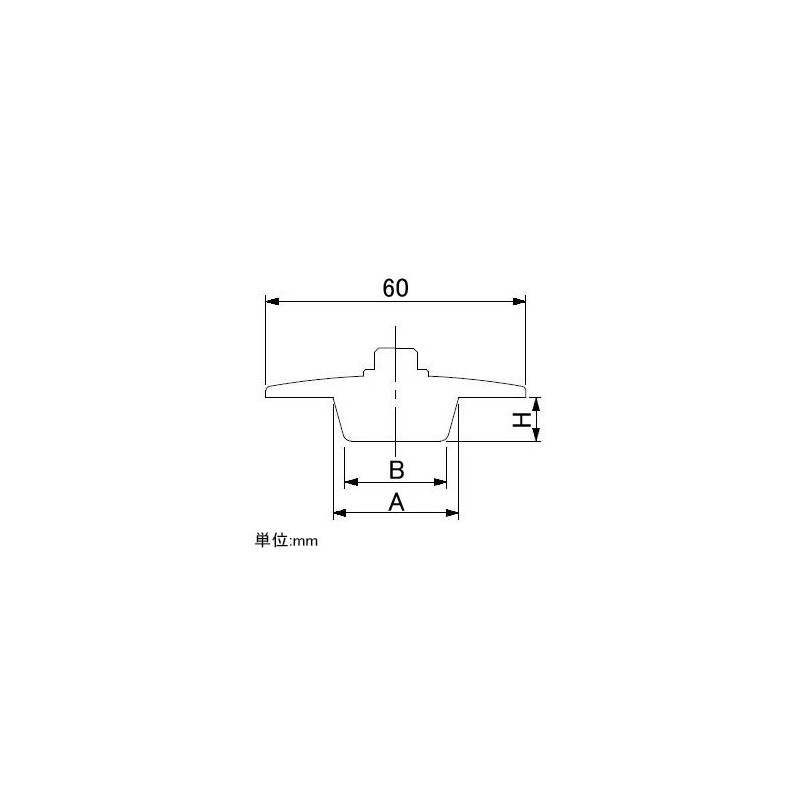 Kakudai Rubber Plug for Unit Bath 491-101 491-101 Black