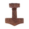 Face Hammer with Wooden Hand Carved Wall Art-Viking
