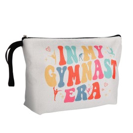 Gymnastics Gifts for Girls Make Up Bag Gymnastics Makeup Bag for Gymnastics Lover Gifts Inspirational Cosmetic Bag Gymnastics Bag Gifts