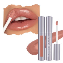 Runway Rogue Classic Lip Gloss, Medium-Sheer Nude Hydrating Lip Gloss, ‘Supermodel’