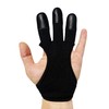 SUJAYU 3 Finger Archery Glove, Leather Fingers Protector Shooting Gloves
