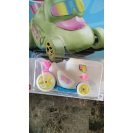 Hot Wheels Let's Race "Duck N Roll" *White  *Glow In The Dark   VHTF! (Lot of 3)