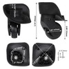 2 Pair Replacement Wheels for Luggage 360 Swivel Dual Suitcase